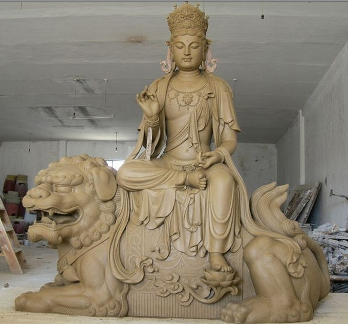 山西玻璃鋼雕塑-文殊